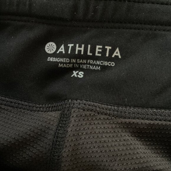 Athleta Women's Excursion Skort Skirt Black Large pockets 153396 Size XS - Picture 4 of 10